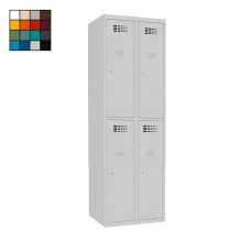 Цветной металлический шкаф 1800x600x500