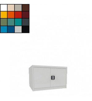 Металлический офисный шкаф - антресоль (цветной) 465x1000x435
