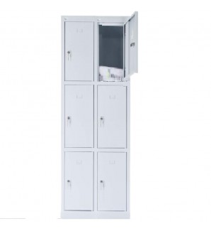 6 - section metal cabinet 1800x600x490