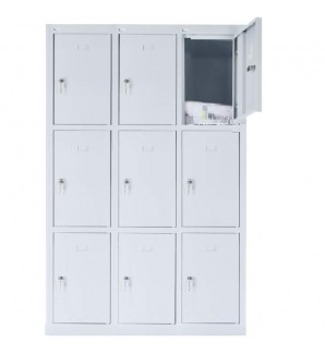 9 - section metal cabinet 1800x1200x490